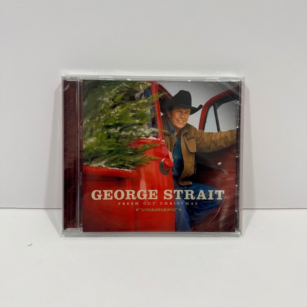 George Strait Fresh Cut Christmas CD Unisex OS Red New Sealed Cracked Case 2006